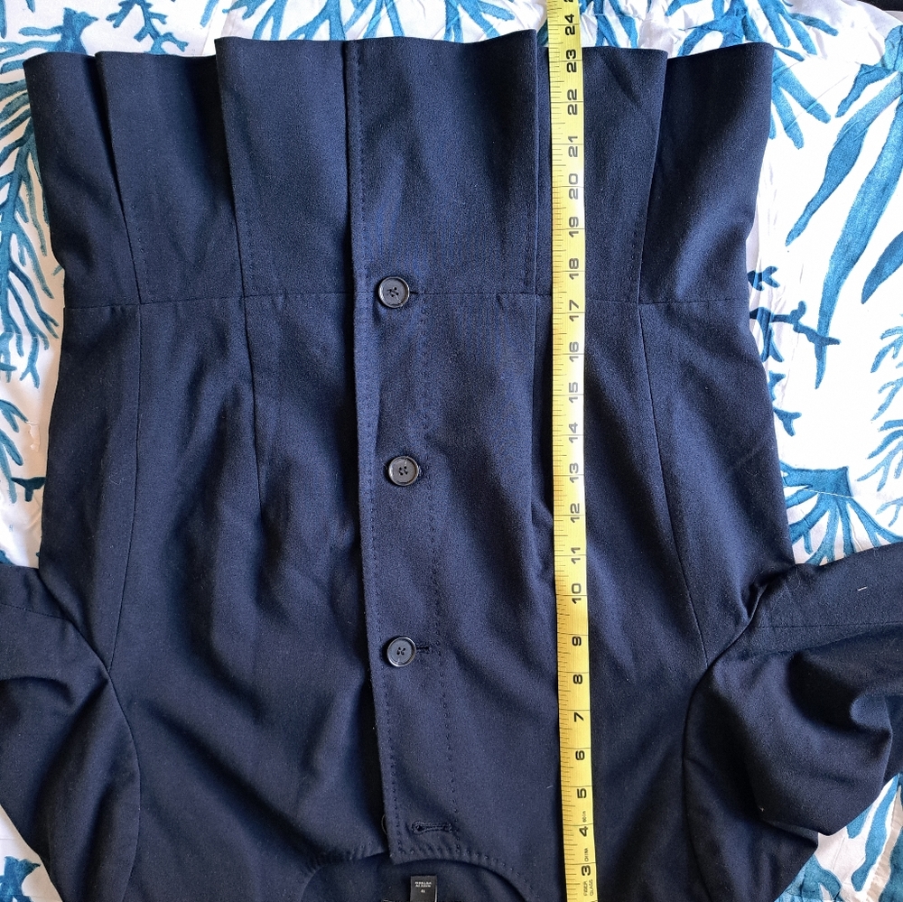 Ann Taylor Navy Women's Blazer with Pants Suit Size 10 - Picture 9 of 12
